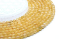 Perles Calcite Orange 6mm sur fil 38cm