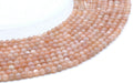 Perles de Soleil 'AA' 4mm sur fil 38cm