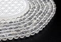 Perles Cristal de Roche 10mm sur fil 38cm
