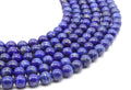 Perles Lapis Lazuli 'AA' 10mm sur fil 38cm