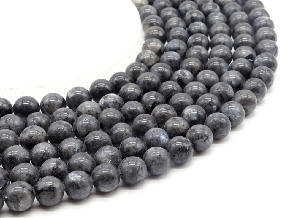 Perles Larvikite 10mm sur fil 38cm