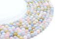 Perles Morganite 6mm sur fil 38cm