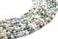 Perles Agate Arbre 4mm sur fil 38cm