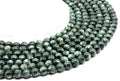 Perles Séraphinite 8mm sur fil 38cm