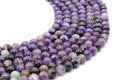 Perles Charoïte 'AAA' 8mm sur fil 38cm