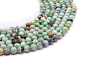 Perles Variscite 8mm sur fil 38cm