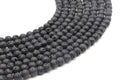 Perles de Lave 6mm sur fil 38cm