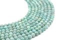 Perles Amazonite 'AA' 6mm sur fil 38cm