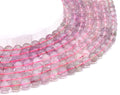 Perles Fluorite Violette 8mm sur fil 38cm