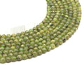 Perles Péridot 5-6mm sur fil 38cm