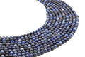 Perles Dumortiérite 4mm sur fil 38cm