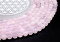 Perles Calcite Rose 10mm sur fil 38cm