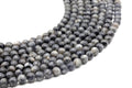 Perles Larvikite 6mm sur fil 38cm