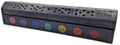 Porte-Encens Coffret 7 Chakras en Bois Noir – Équilibre Énergétique 30 cm