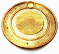 Porte-Encens Rond en Bois Fleur de Lotus – Bâtonnets & Cônes 10 cm