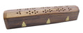 Porte-Encens Bois Coffret Bouddha 30cm | Support Bâtonnets Artisanal & Éveil Spirituel