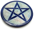 Porte-Encens Pierre Pentacle 10cm | Protection Magique & Ésotérisme Sacré