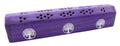 Porte-Encens Bois Coffret Arbre de Vie 30cm | Support Bâtonnets Artisanal & Symbolique
