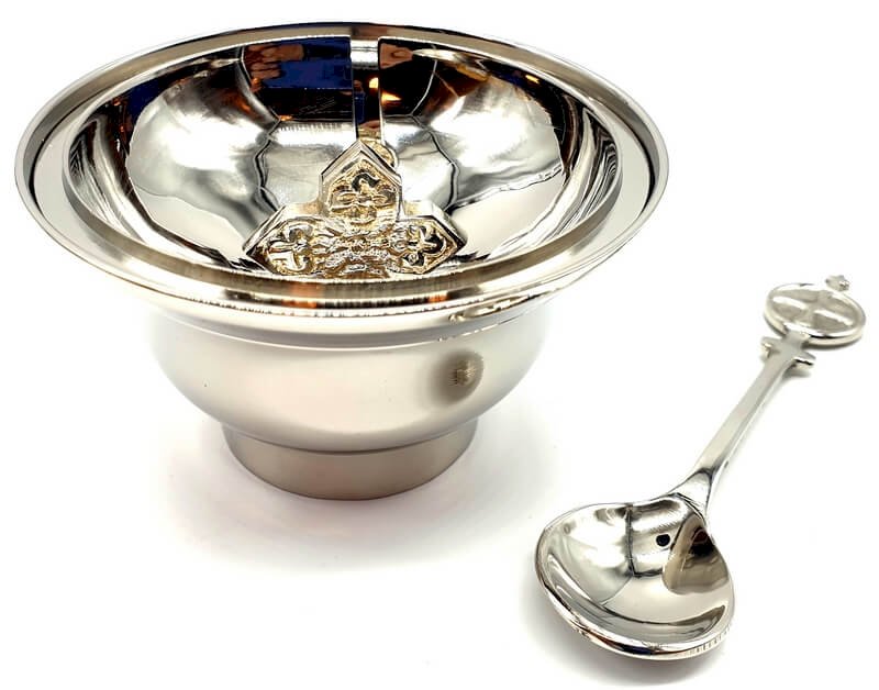 Brûleur de Résine Nickel Cuillère 12cm | Encensoir Pratique & Rituel Spirituel