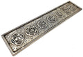 Porte-Encens Métal 7 Chakras Argent 28cm | Équilibre Énergétique & Clarté Spirituelle