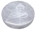 Porte-Encens Sélénite Bouddha 10cm – Pierre Cristal Sagesse & Paix