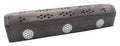 Porte-Encens Bois Coffret Fleur de Vie 30cm | Support Bâtonnets Artisanal & Géométrie Sacrée