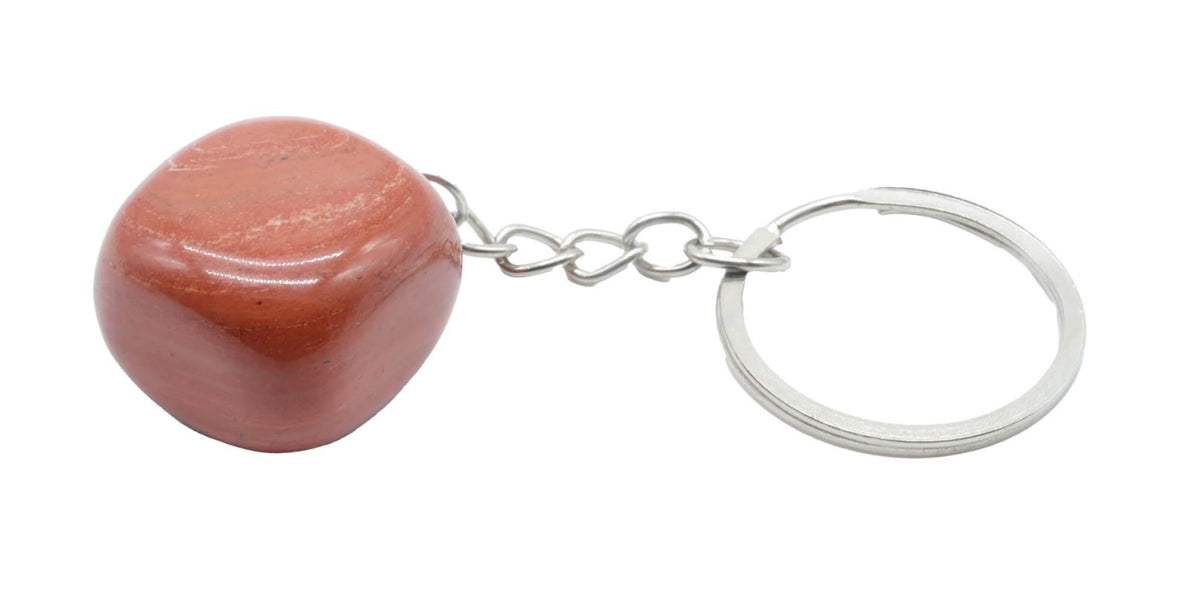 * Porte-Clés Jaspe Rouge roulée 3cm