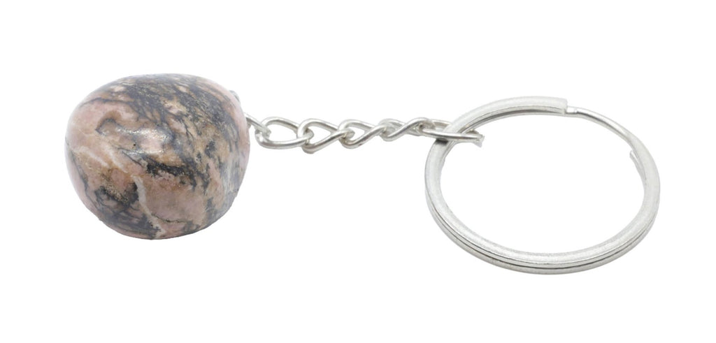 * Porte-Clés Rhodonite roulée 3cm