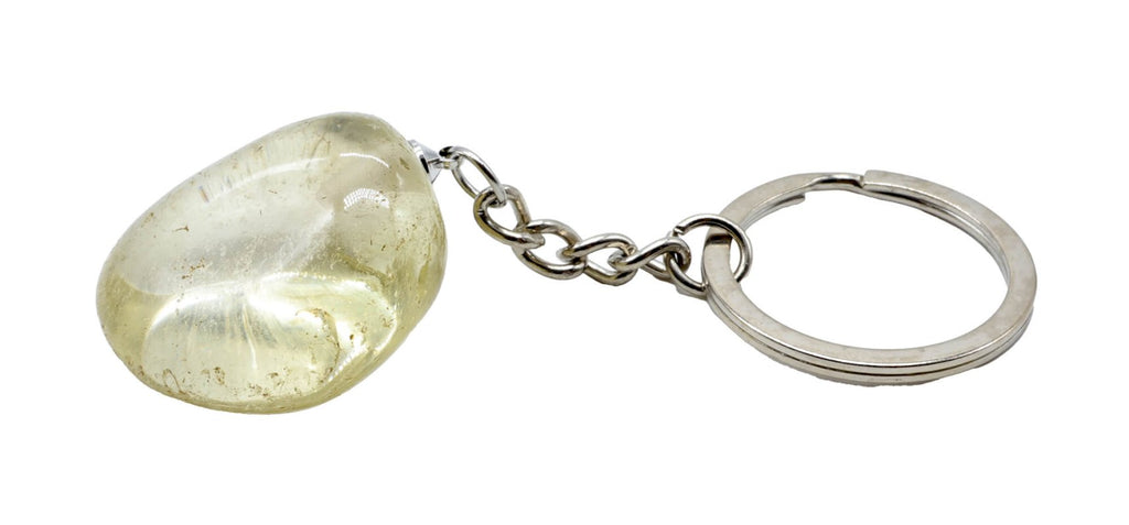 * Porte-Clés Quartz Citrin roulé 3cm