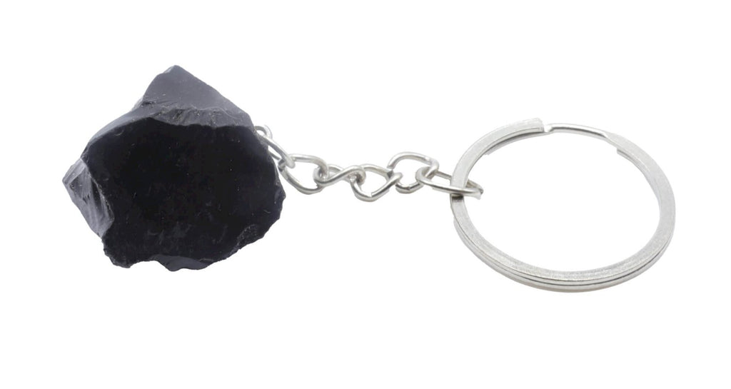 * Porte-Clés Obsidienne Noire brute 3cm