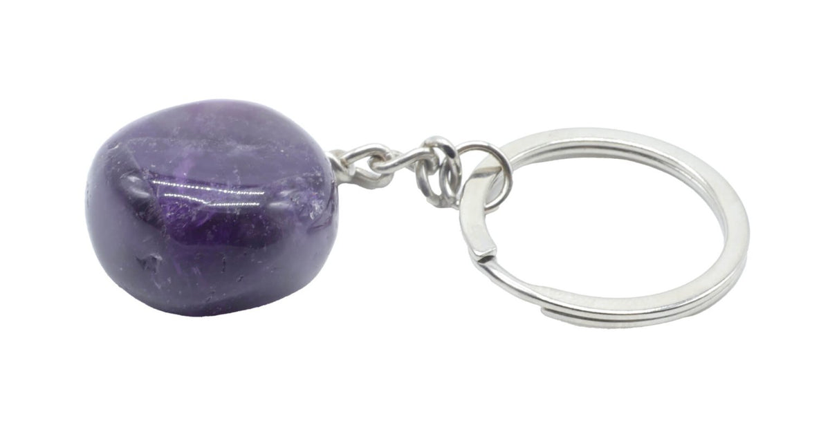 * Porte-Clés Améthyste roulée 3cm