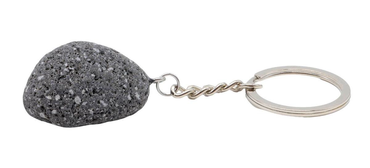 * Porte-Clés Pierre de Lave roulée 3cm