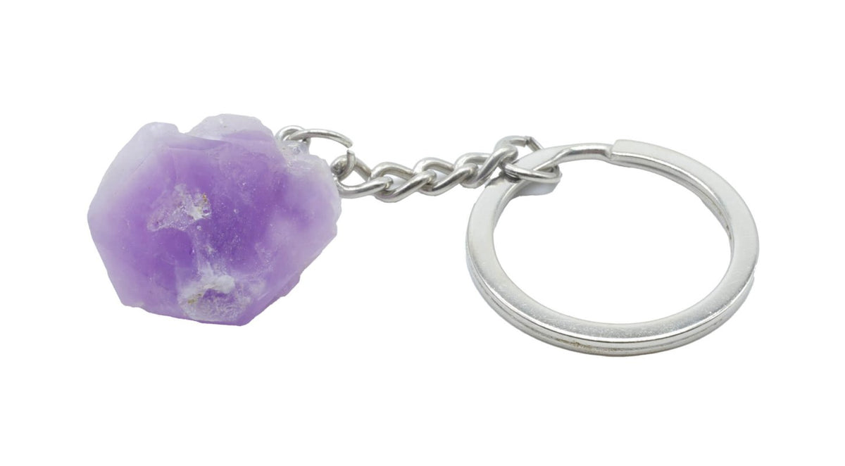 * Porte-Clés Améthyste brute 3cm