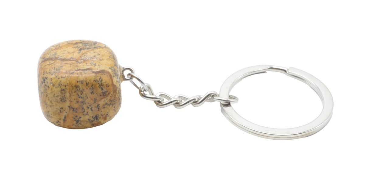 * Porte-Clés Jaspe Paysage roulée 3cm