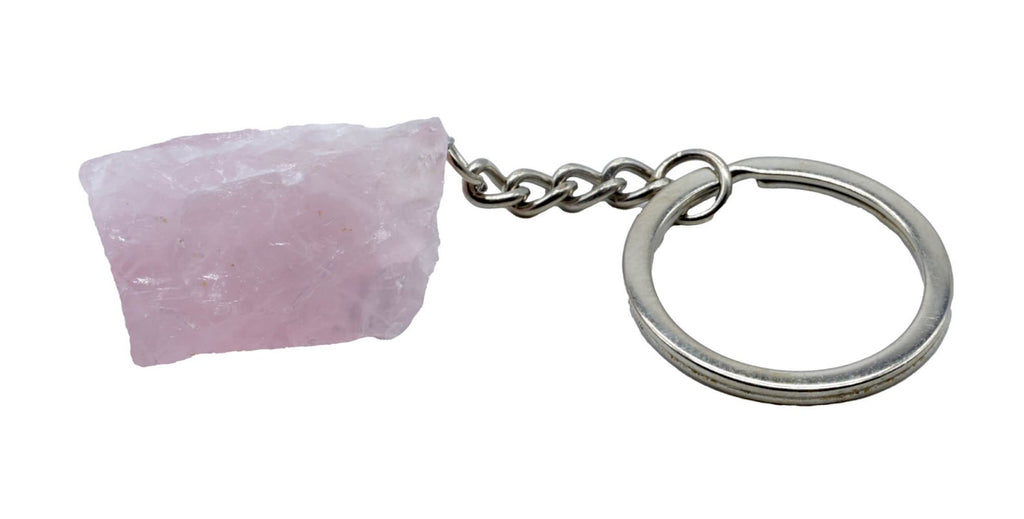 * Porte-Clés Quartz Rose brut 3cm