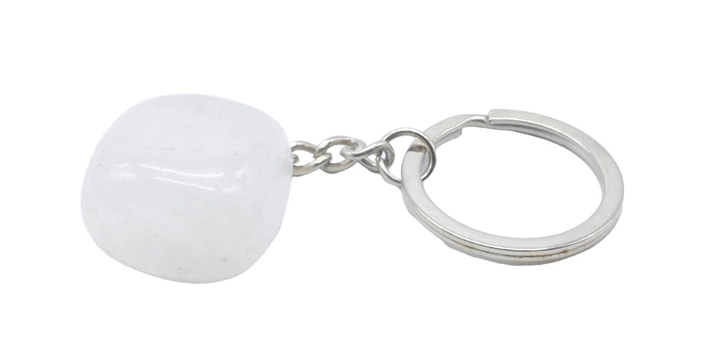 * Porte-Clés Cristal de Roche roulé 3cm