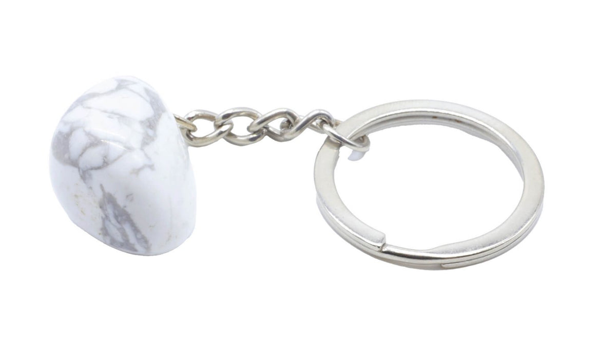* Porte-Clés Howlite roulée 3cm