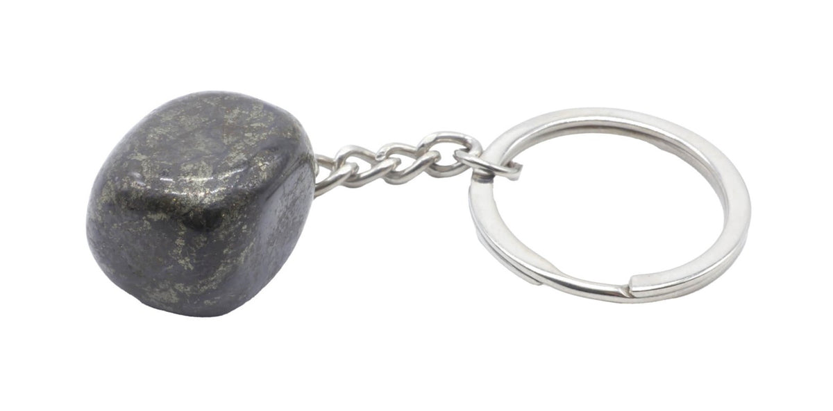 * Porte-Clés Pyrite roulée 3cm