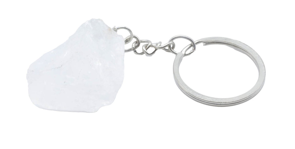 * Porte-Clés Cristal de Roche brut 3cm
