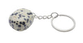 * Porte-Clés Jaspe Dalmatien roulé 3cm
