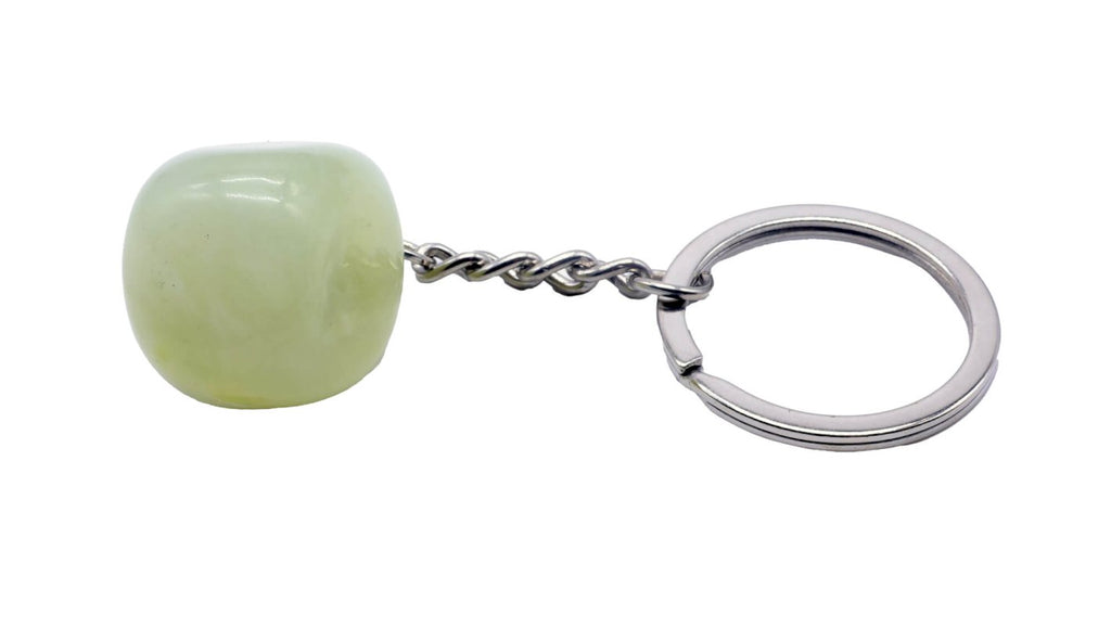 * Porte-Clés Jade Verte roulée 3cm