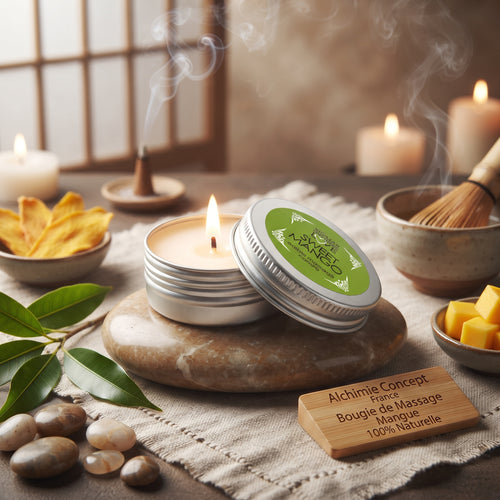 * Bougie de Massage Mangue 30 ml – 100% Naturelle