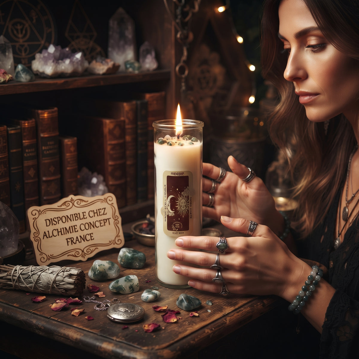 * Bougie Magique Amitié – Magic Spell Candle Friendship