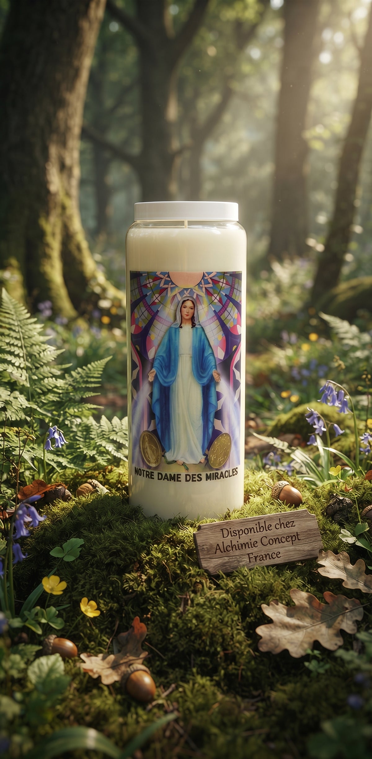 Neuvaine Notre Dame des Miracles – 100% Végétale | 9 Jours de Fumigation & Prière
