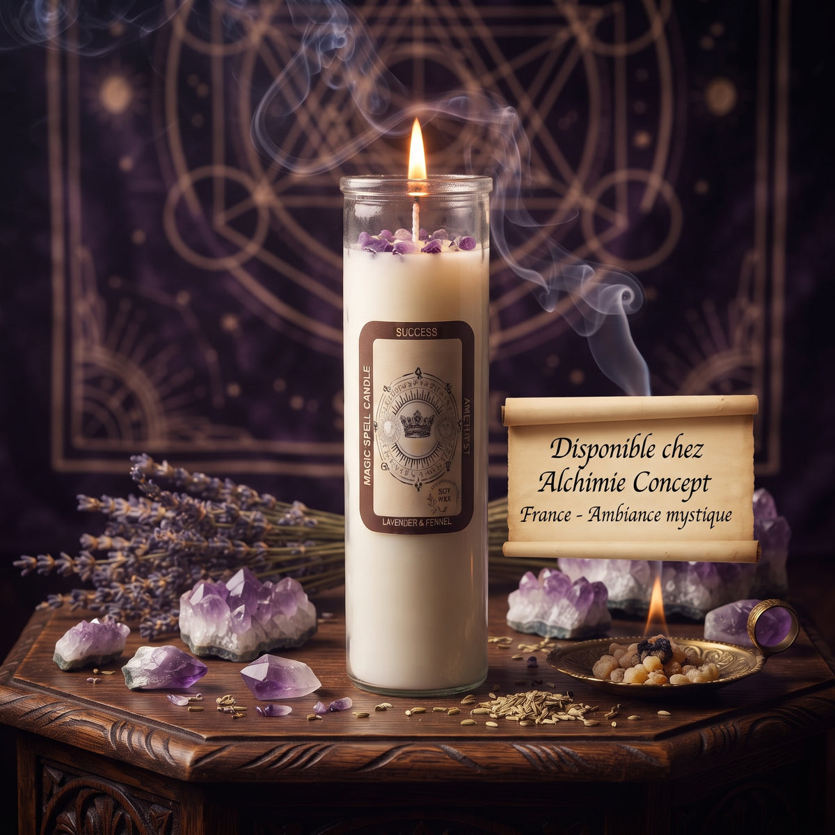 * Bougie Magique Réussite – Magic Spell Candle Success