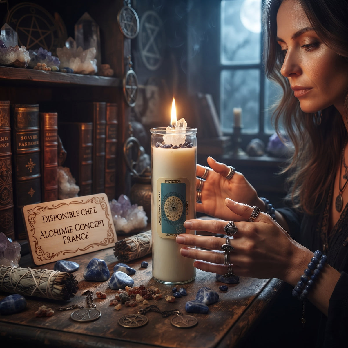 * Bougie Magique Protection – Magic Spell Candle Protection