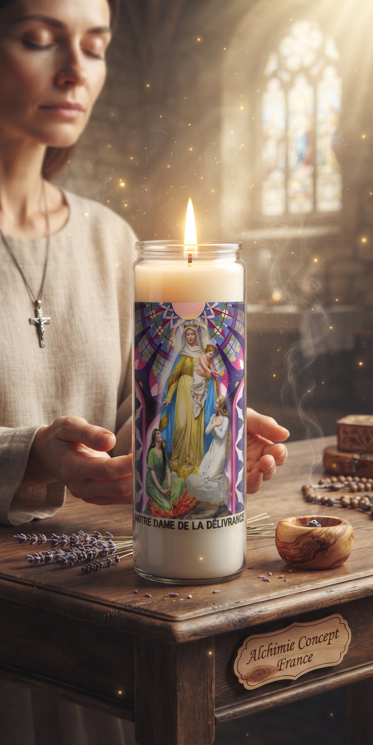 * Neuvaine Notre Dame de la Délivrance – 100% Végétale | 9 Jours de Fumigation & Prière
