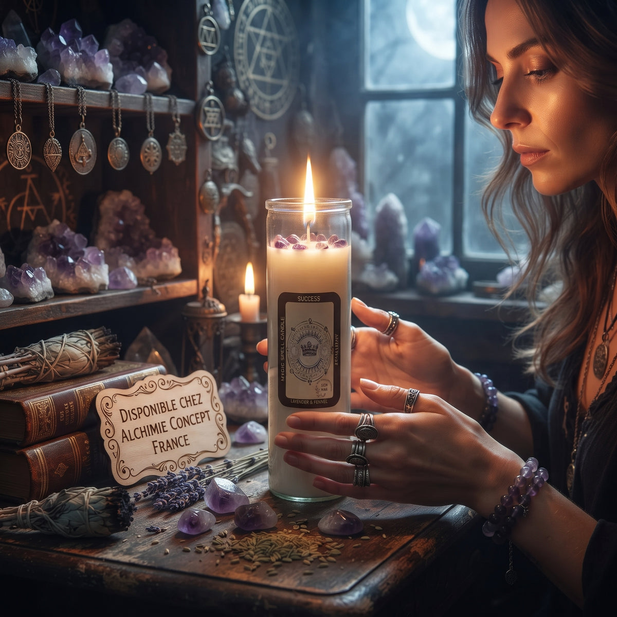 * Bougie Magique Réussite – Magic Spell Candle Success
