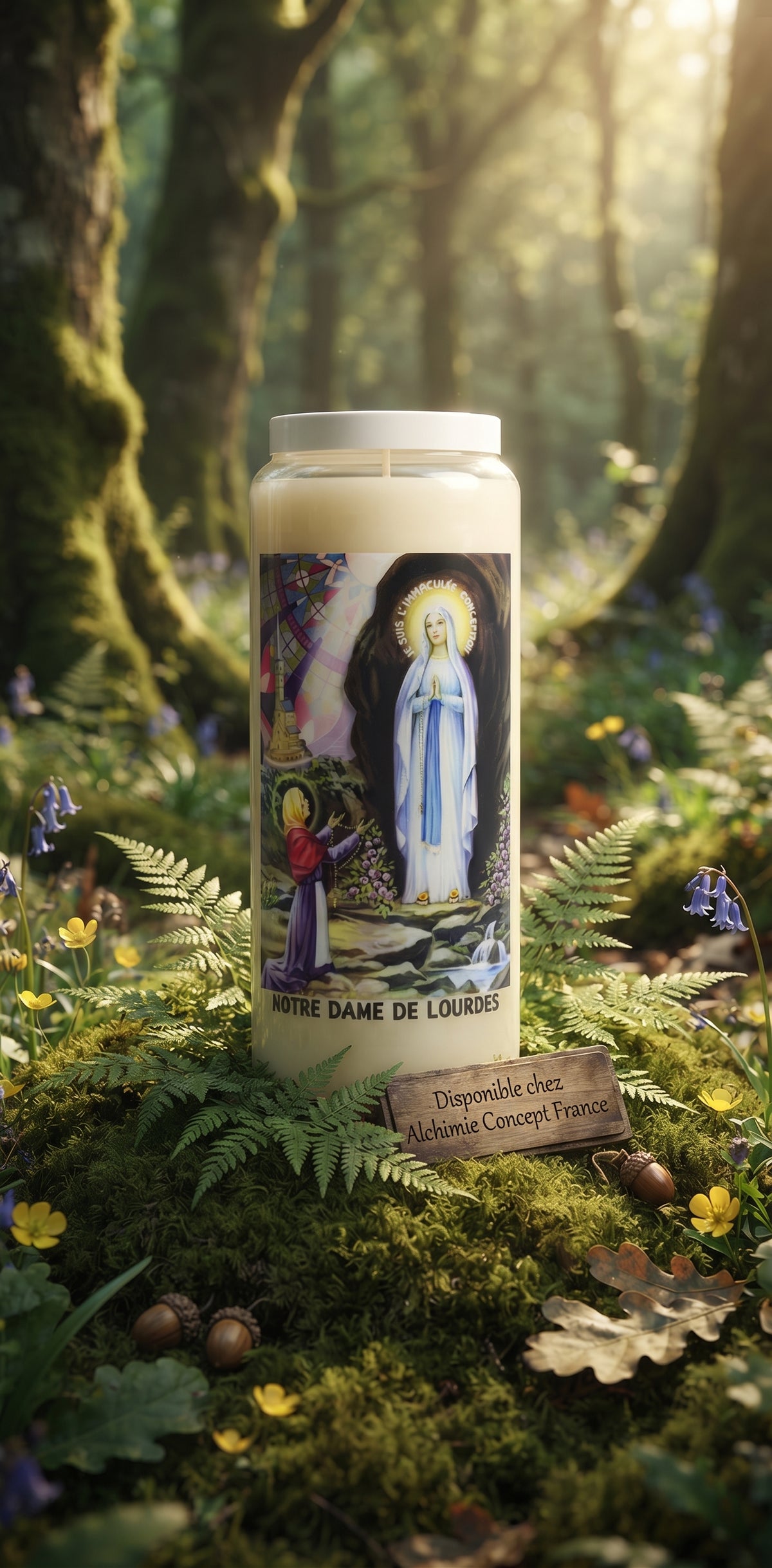 * Neuvaine Notre Dame de Lourdes – 100% Végétale | 9 Jours de Fumigation & Prière
