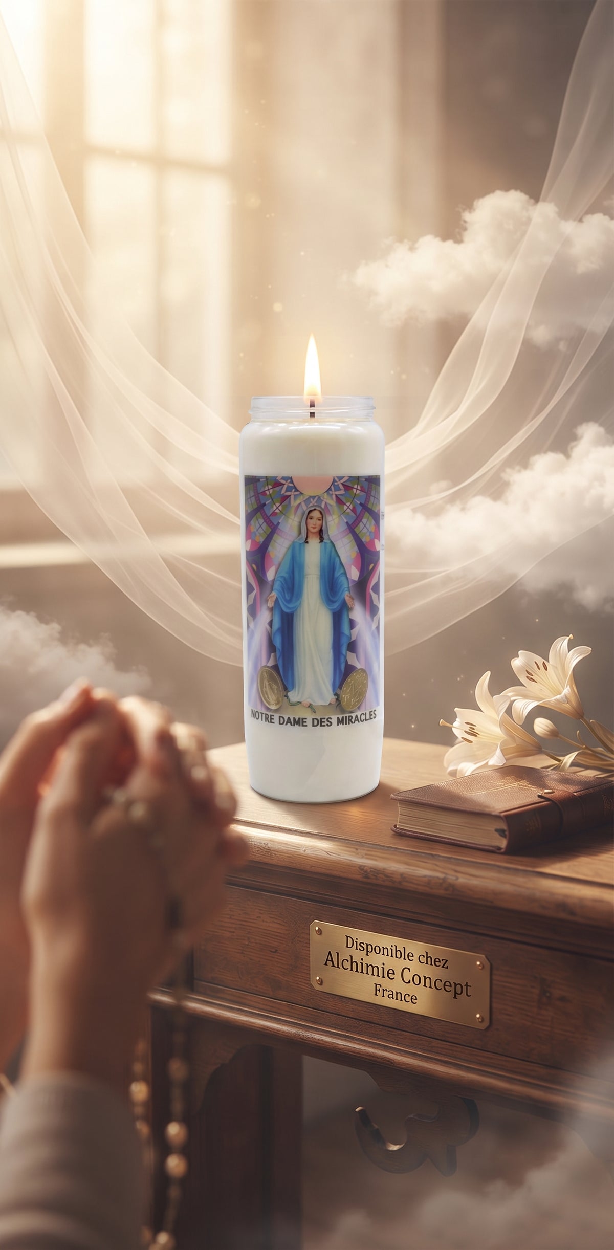 * Neuvaine Notre Dame des Miracles – 100% Végétale | 9 Jours de Fumigation & Prière